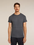 Men's 200 Waffle Elevation T-shirt Obsidian - 1