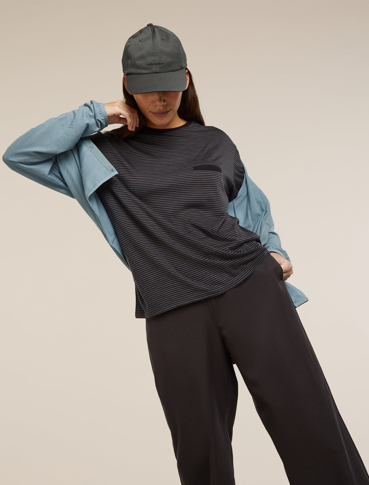 Camiseta a rayas 150 Before Dawn/Obsidian/S - 13