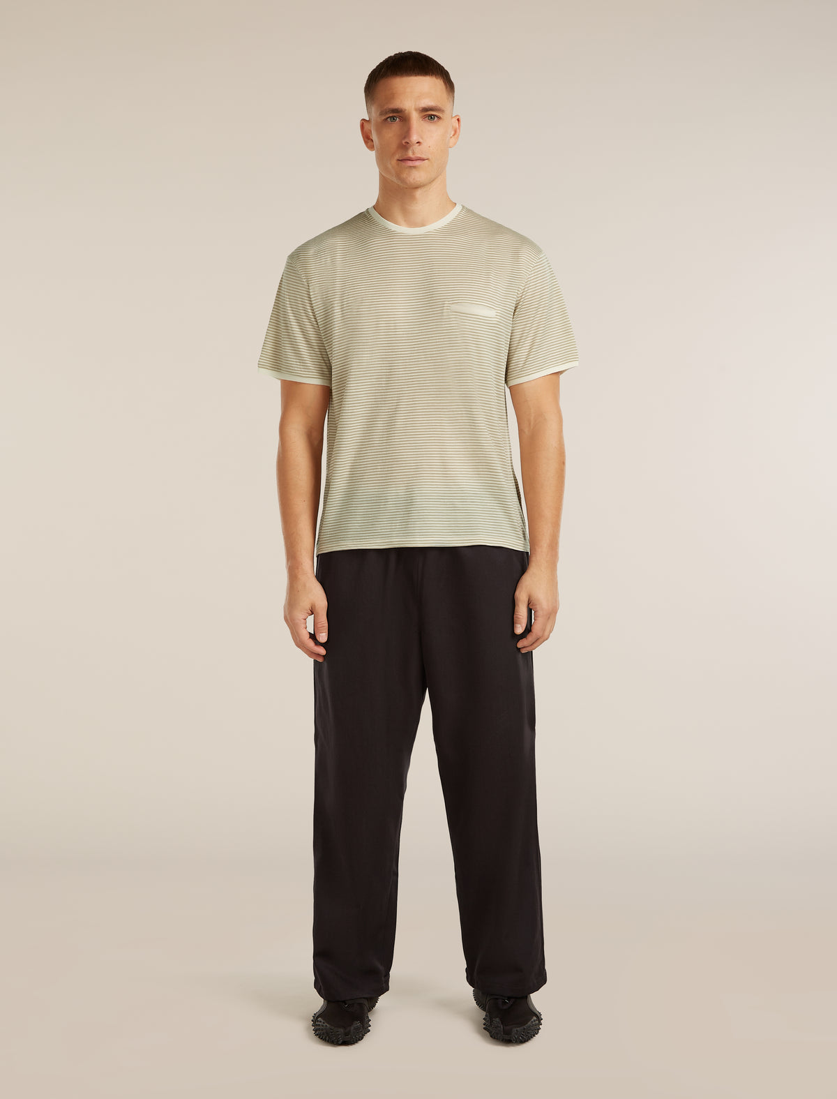 150 T-Shirt Stripe Flagstone/Chalk/S - 7