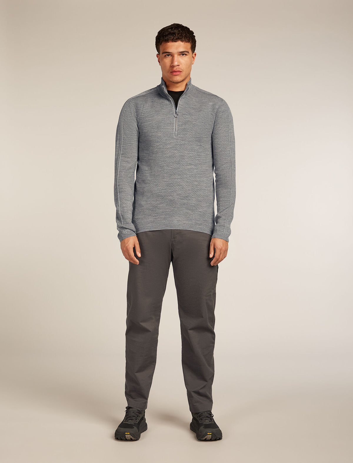 Men's 300 Anniversary Original Half Zip Top Metro hthr - 3