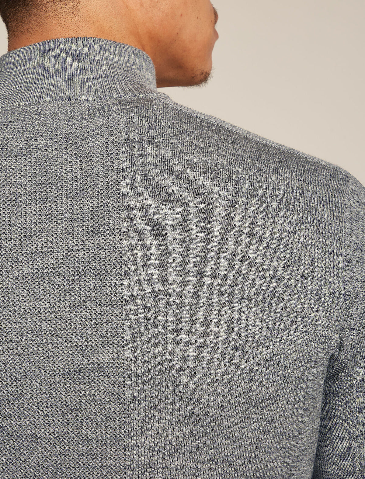 Men's 300 Anniversary Original Half Zip Top Metro hthr - 8