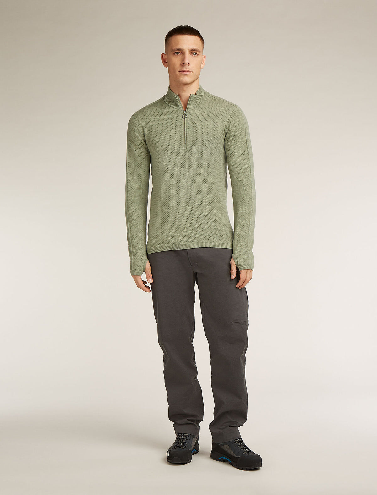Merino icebreaker Anniversary Original Half Zip Pullover Herren  - 3