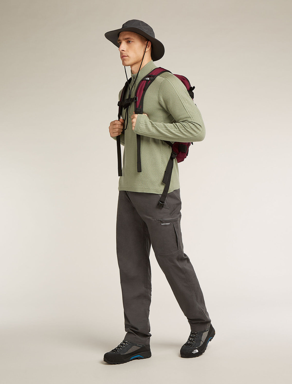 Merino icebreaker Anniversary Original Half Zip Pullover Herren  - 4