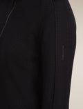 Women's 300 Anniversary Original Half Zip Top Black - 6