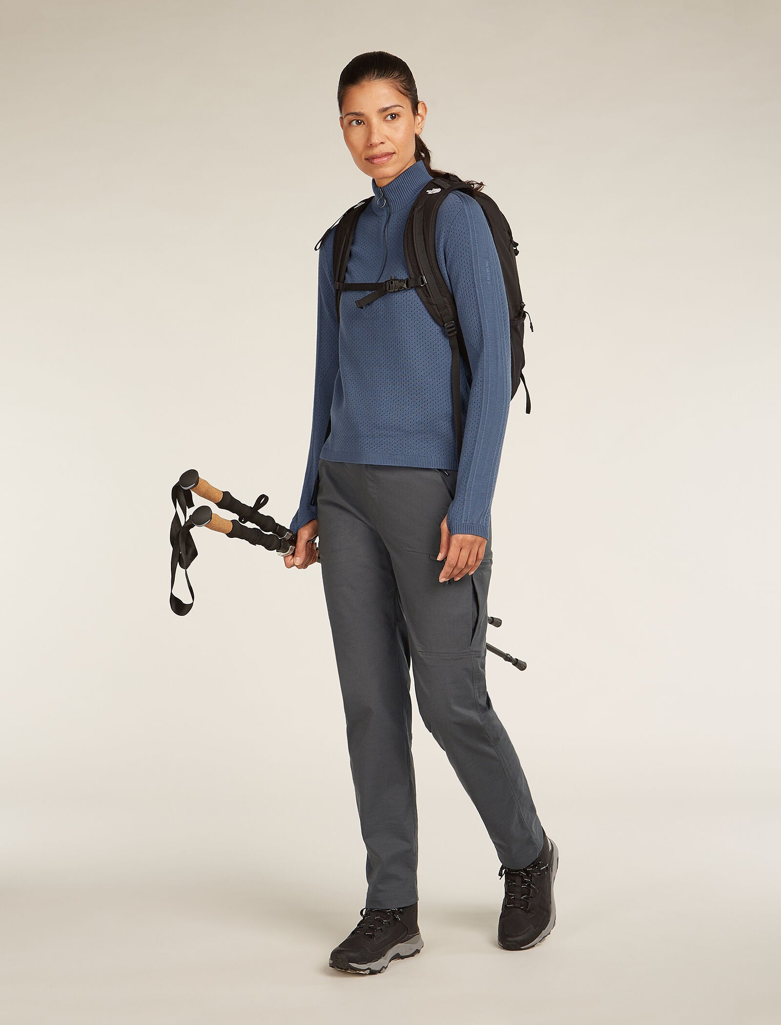 Women's Merino icebreaker Anniversary Original Long Sleeve Half