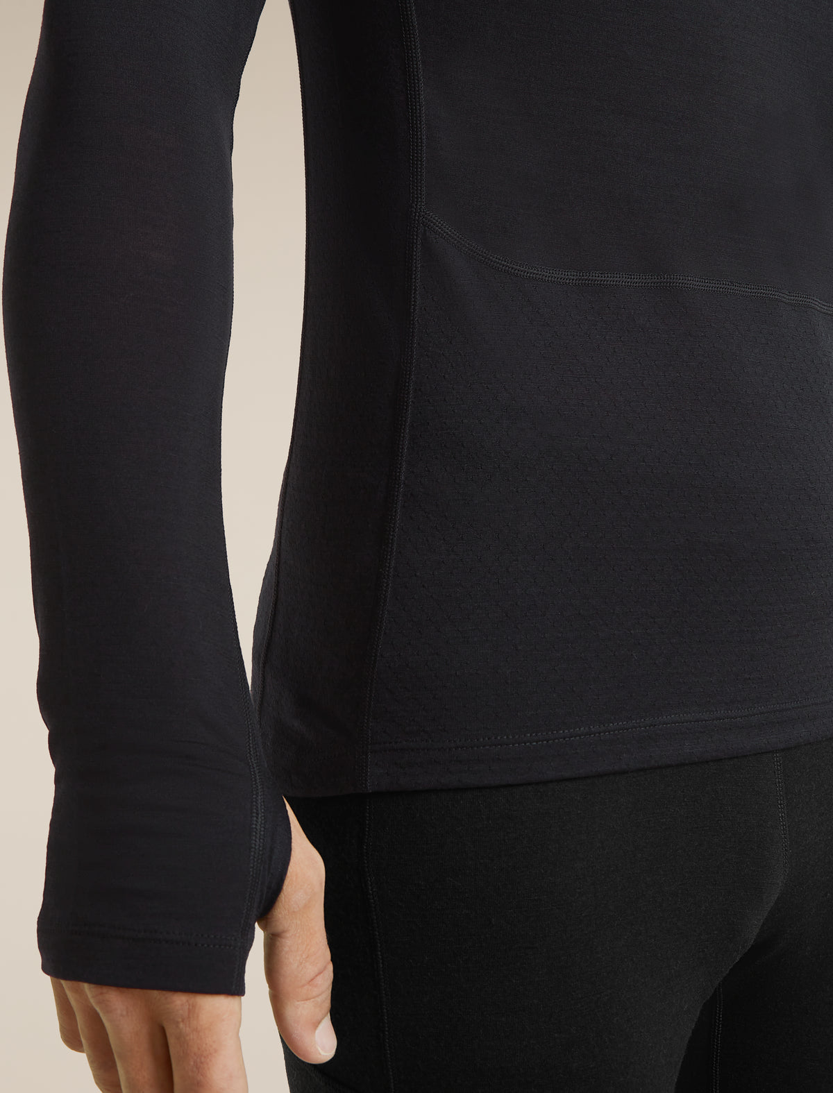 Merinomix 125 ZoneKnit™ Thermo-Langarmshirt mit Rundhalsausschnitt Herren  - 6