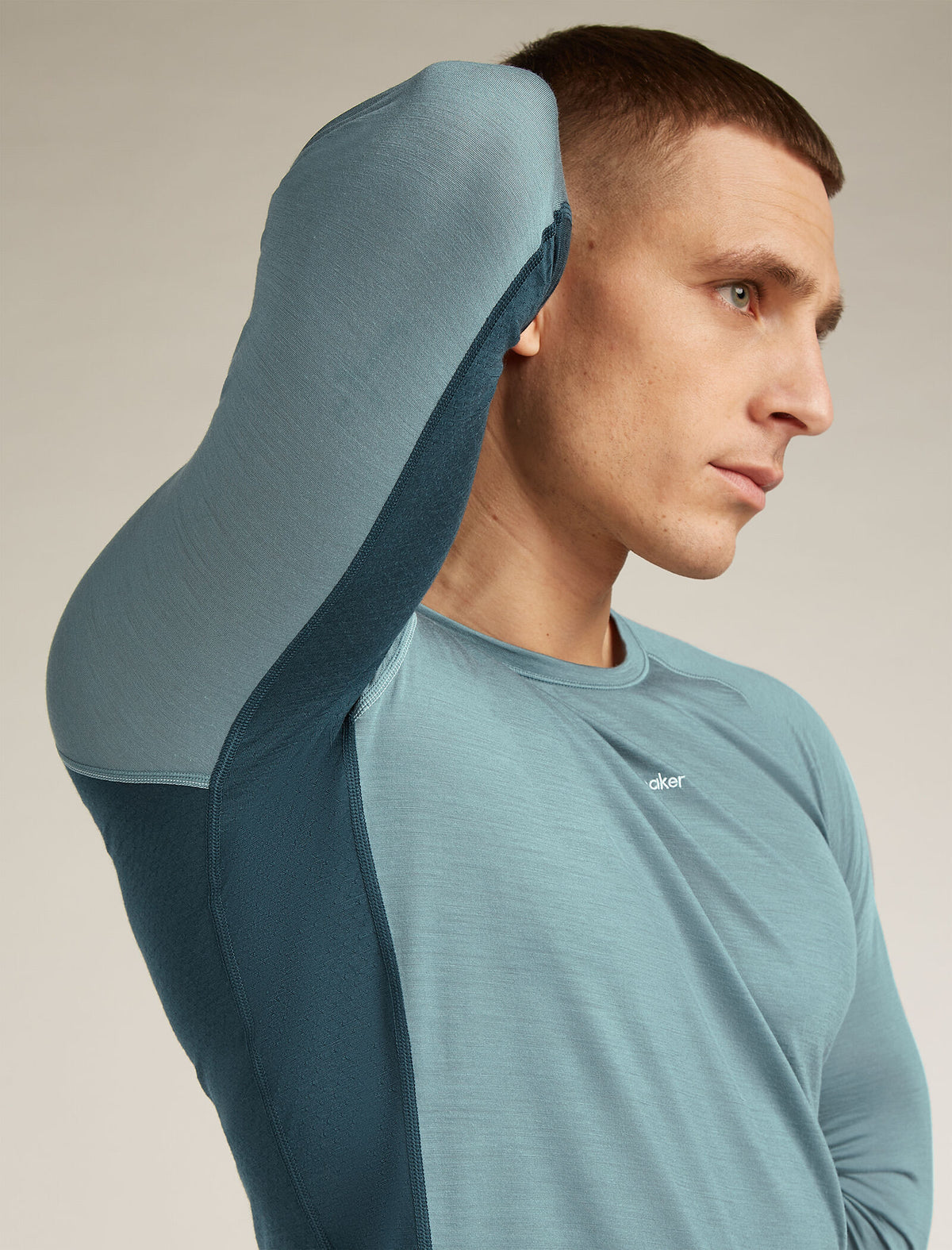 Maglia termica girocollo a maniche lunghe in misto lana merino 125 ZoneKnit™ Uomo  - 6
