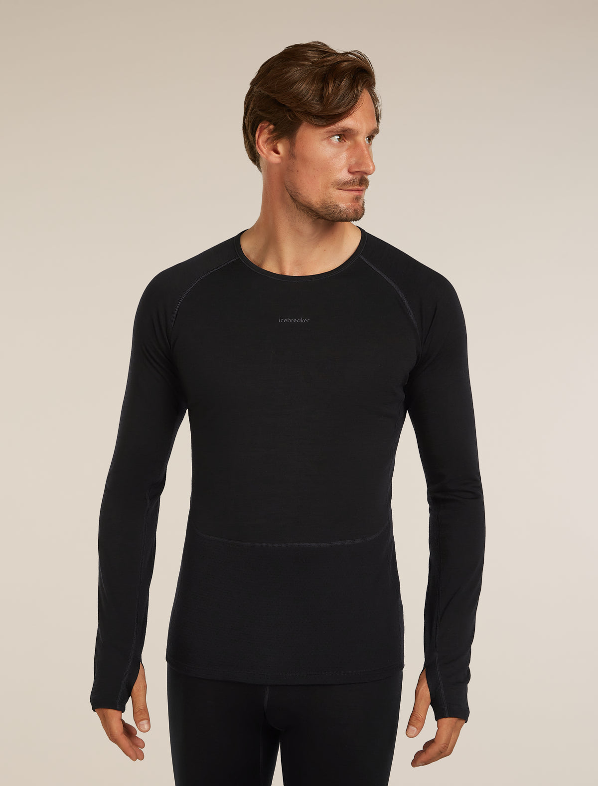 Men's 200 Thermal Top Black - 1