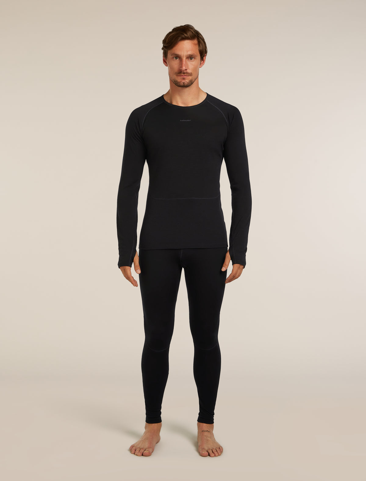 Men's 200 Thermal Top Black - 3