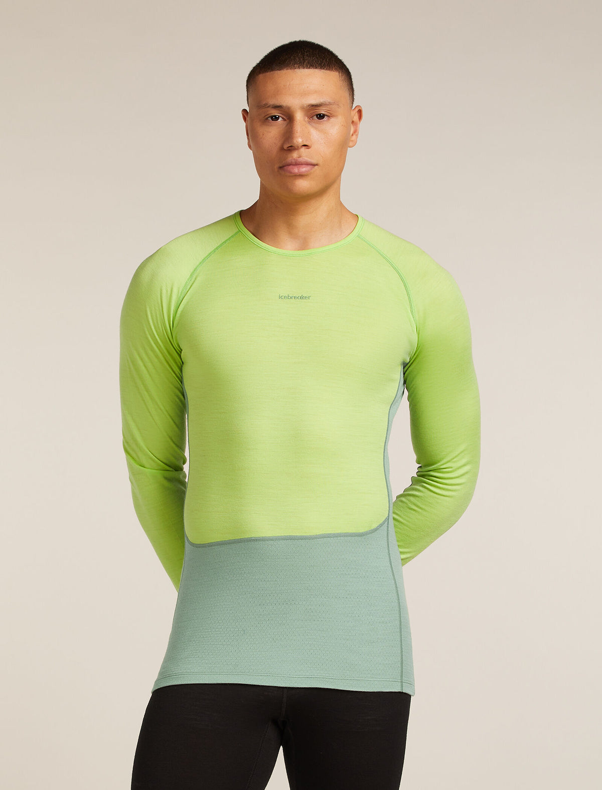 Men's 200 Thermal Top Seaglass/Peridot - 1
