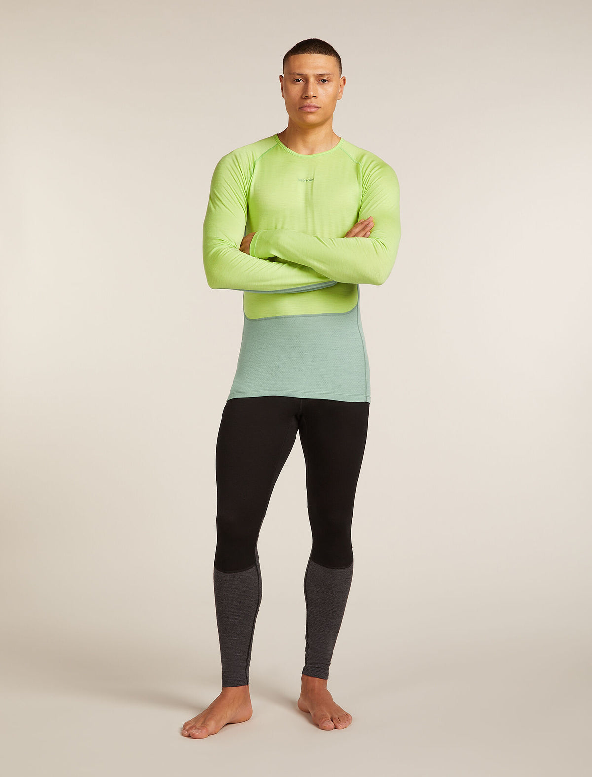 Men's 200 Thermal Top Seaglass/Peridot - 3