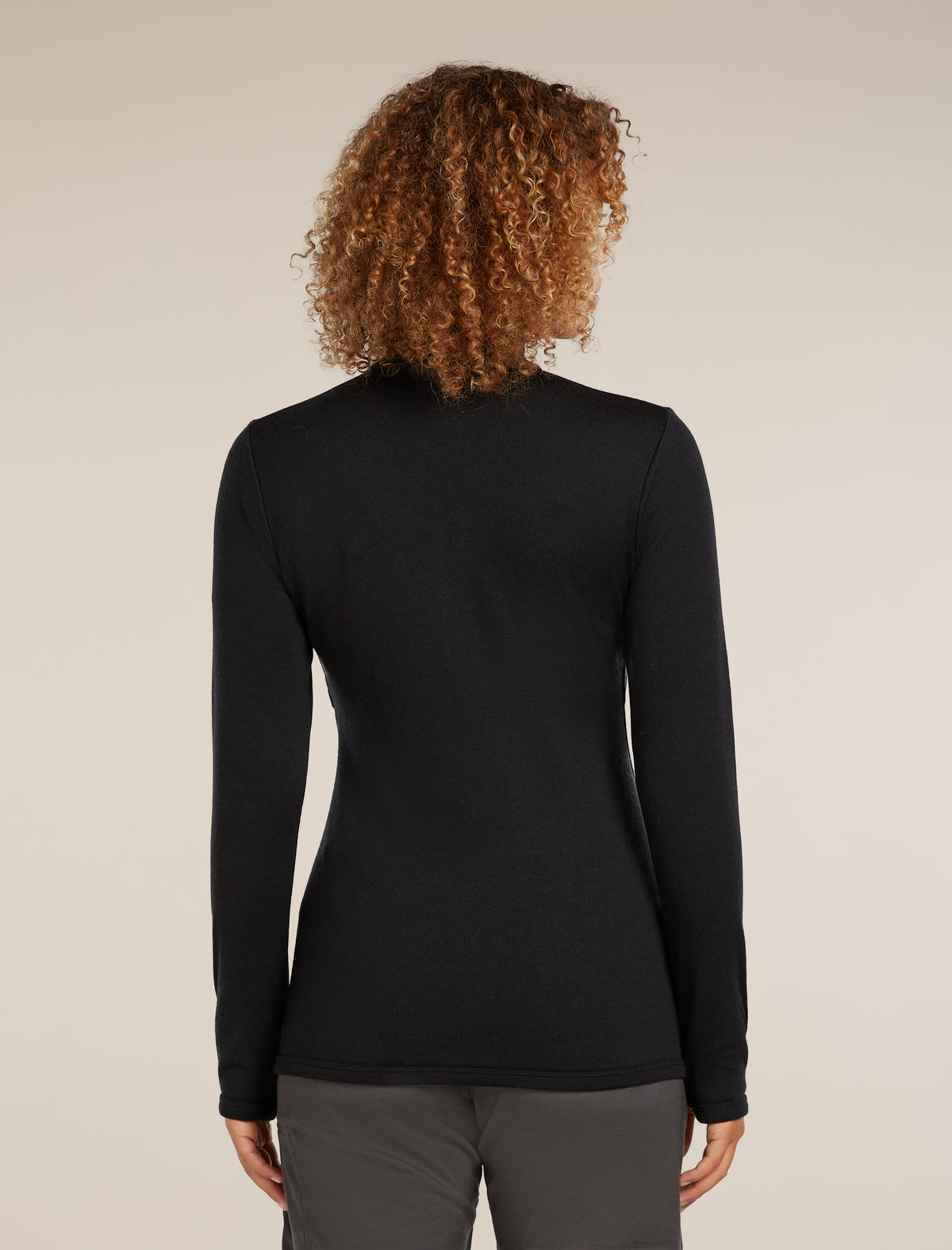 Women's 300 Original Half Zip Top Black - 2