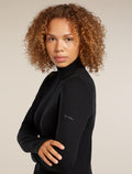 Women's 300 Original Half Zip Top Black - 6