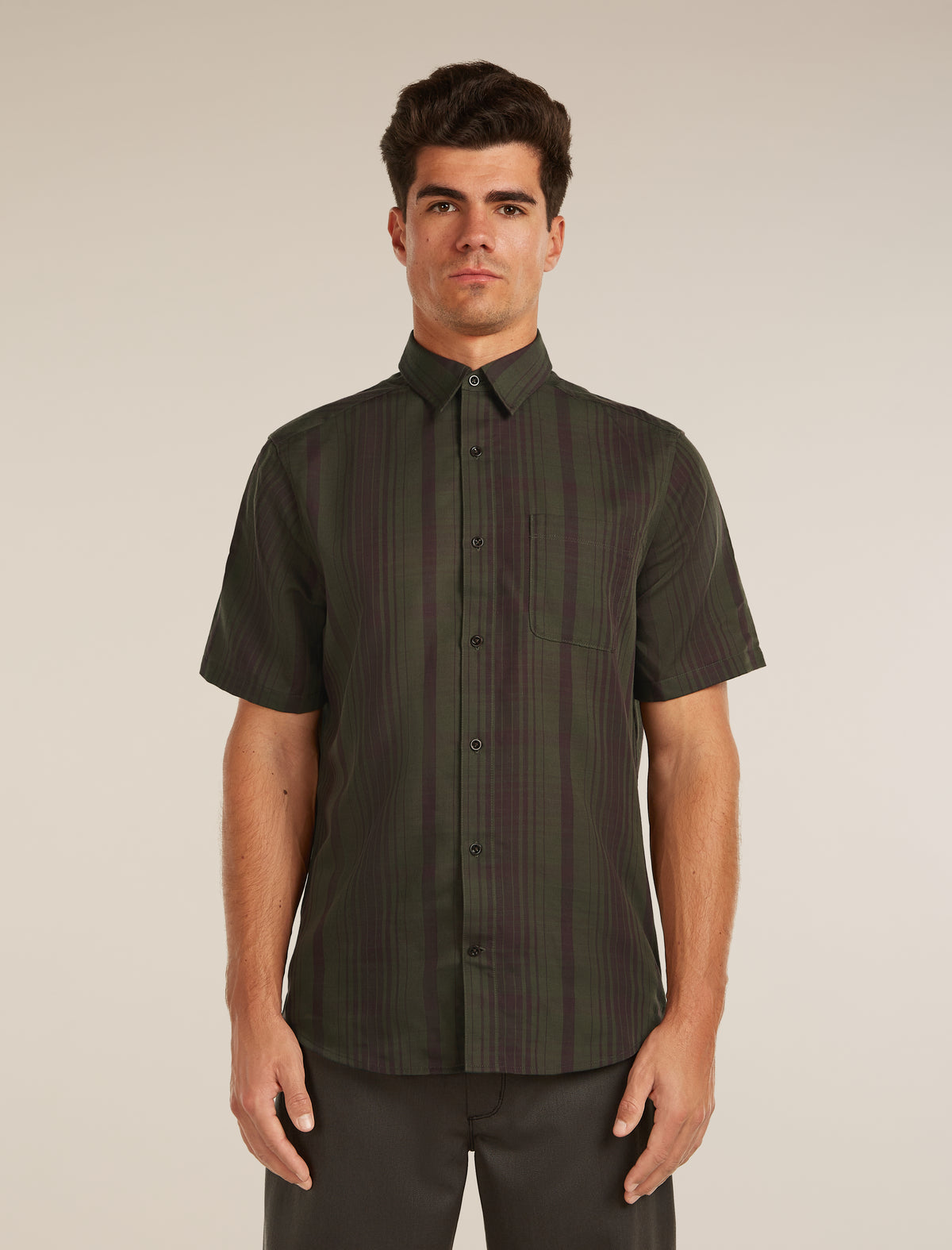 Camisa a cuadros Steveston 125 Dk Loden/Bittersweet/P - 1