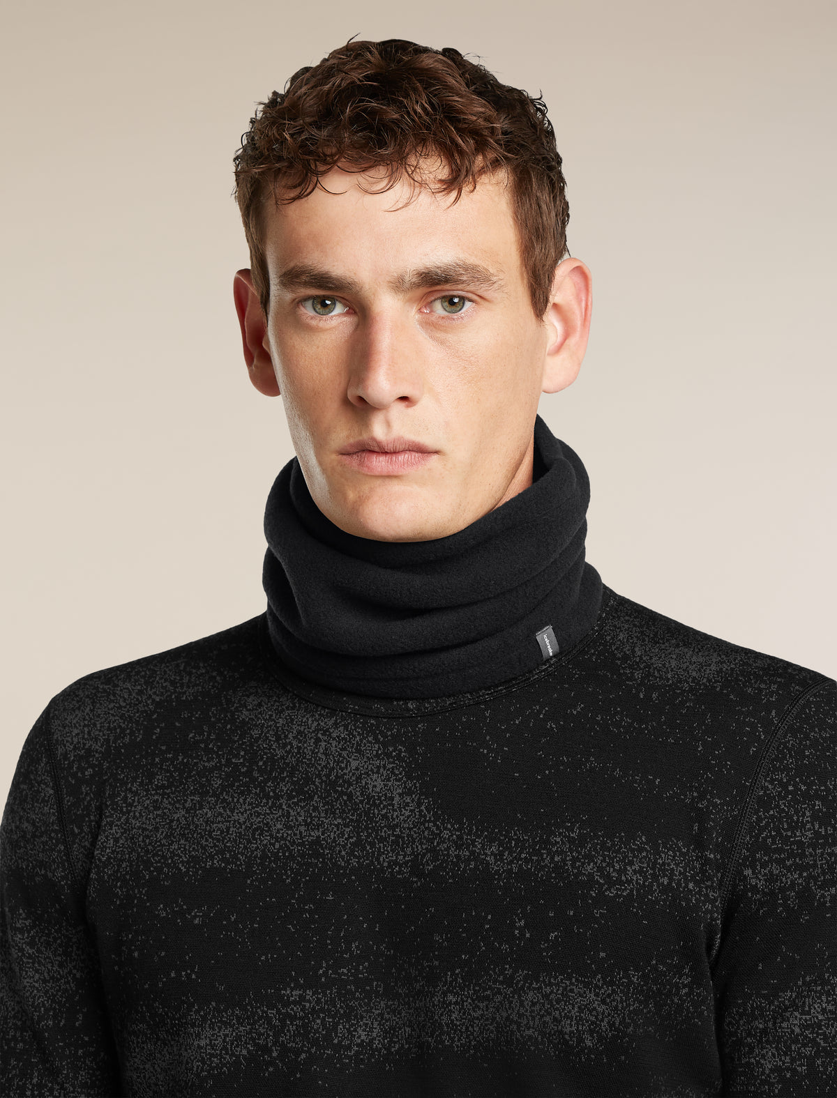 Braga para el cuello 800 RealFleece™ Classic Pile Black - 1