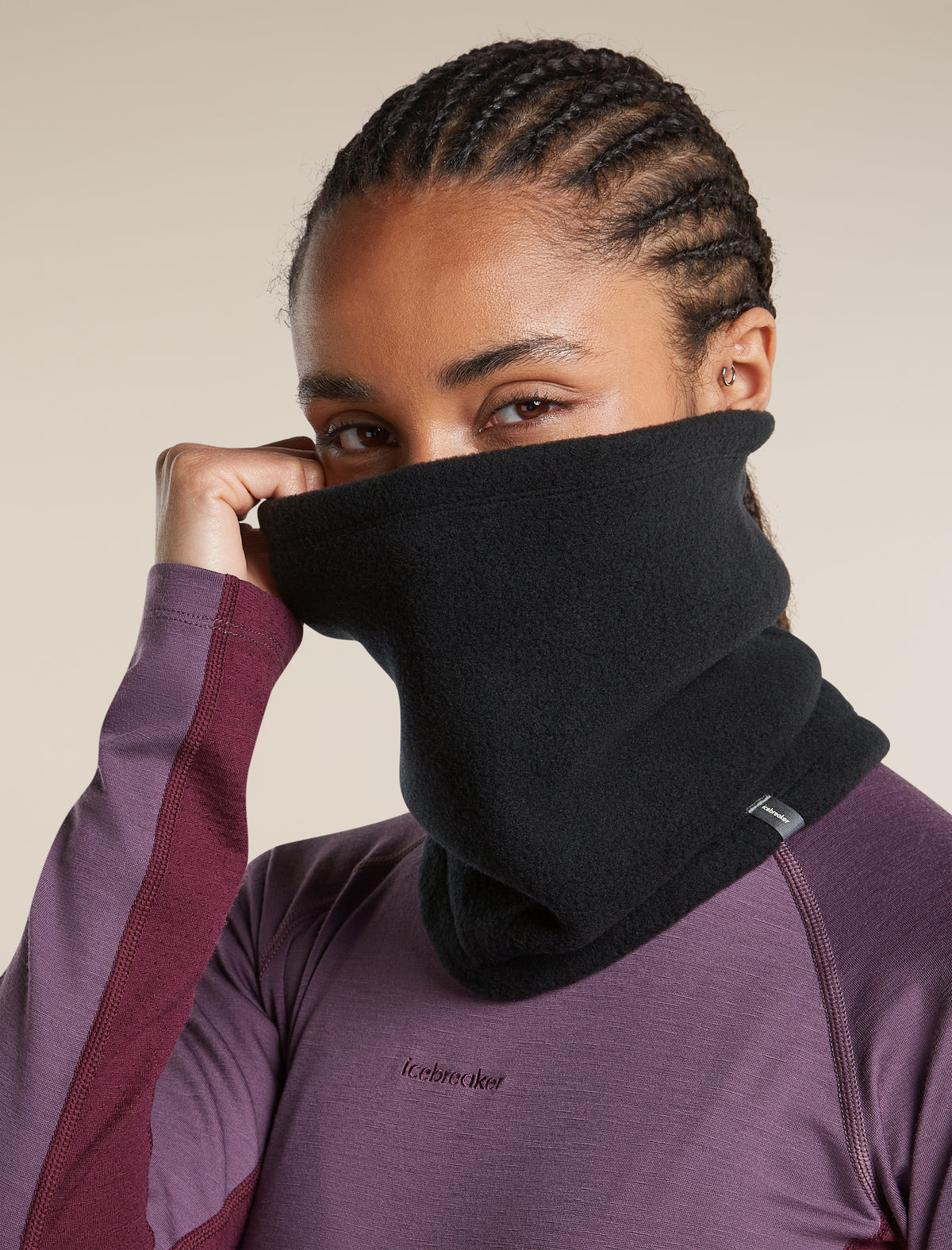 Braga para el cuello 800 RealFleece™ Classic Pile Black - 6