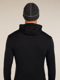Unisex 260 Waffle Knit Wander Reversible Beanie Obsidian/Black - 9