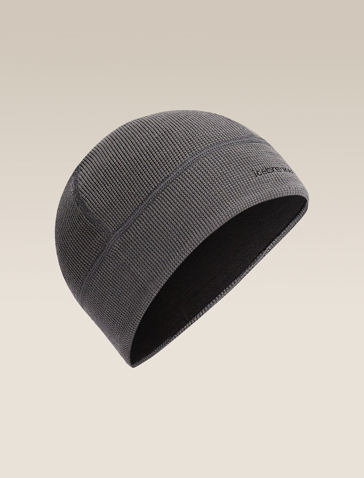 Unisex 260 Waffle Knit Wander Reversible Beanie Obsidian/Black - 11
