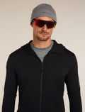 Unisex 260 Waffle Knit Wander Reversible Beanie Obsidian/Black - 4