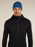 Unisex 260 Waffle Knit Wander Reversible Beanie Topaz/Atlantis - 9