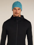 Unisex 260 Waffle Knit Wander Reversible Beanie Topaz/Atlantis - 3