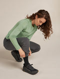 Women's Women Hike+ Liner Crew Socks Black - 1