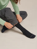 Women's Women Hike+ Liner Crew Socks Black - 2