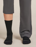 Women's Women Hike+ Liner Crew Socks Black - 3