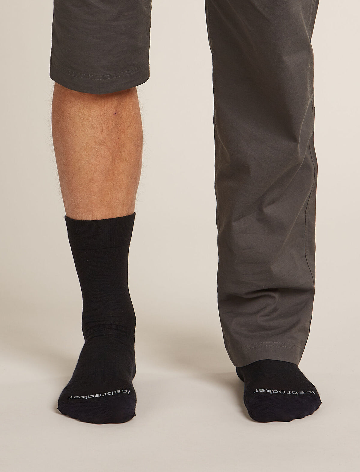 Men's Men Hike+ Liner Crew Socks Black - 3