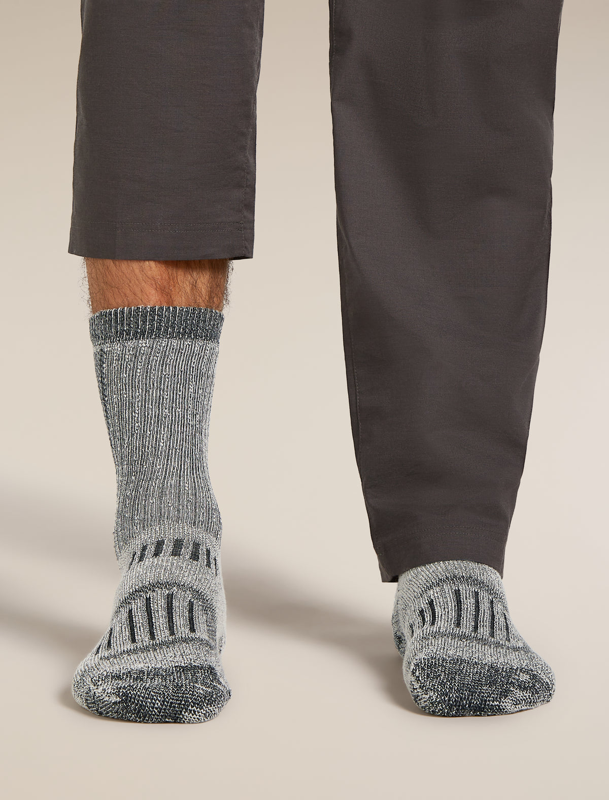 Men's Men Hike+ Mid Calf Socks Mountaineer Jet Hthr/Black - 3