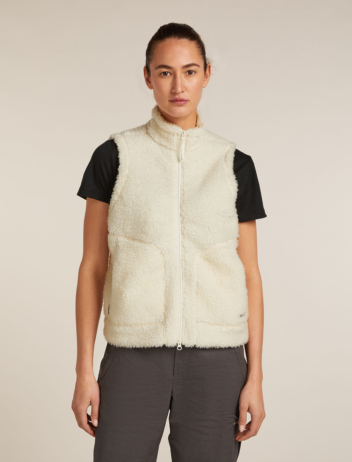 Women's 960 High Pile Vest Undyed - 1