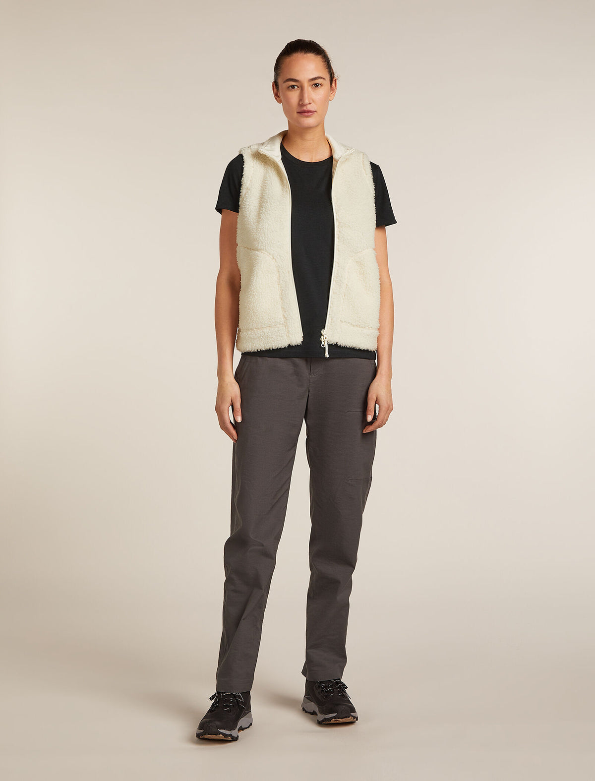 Women's 960 High Pile Vest Undyed - 3