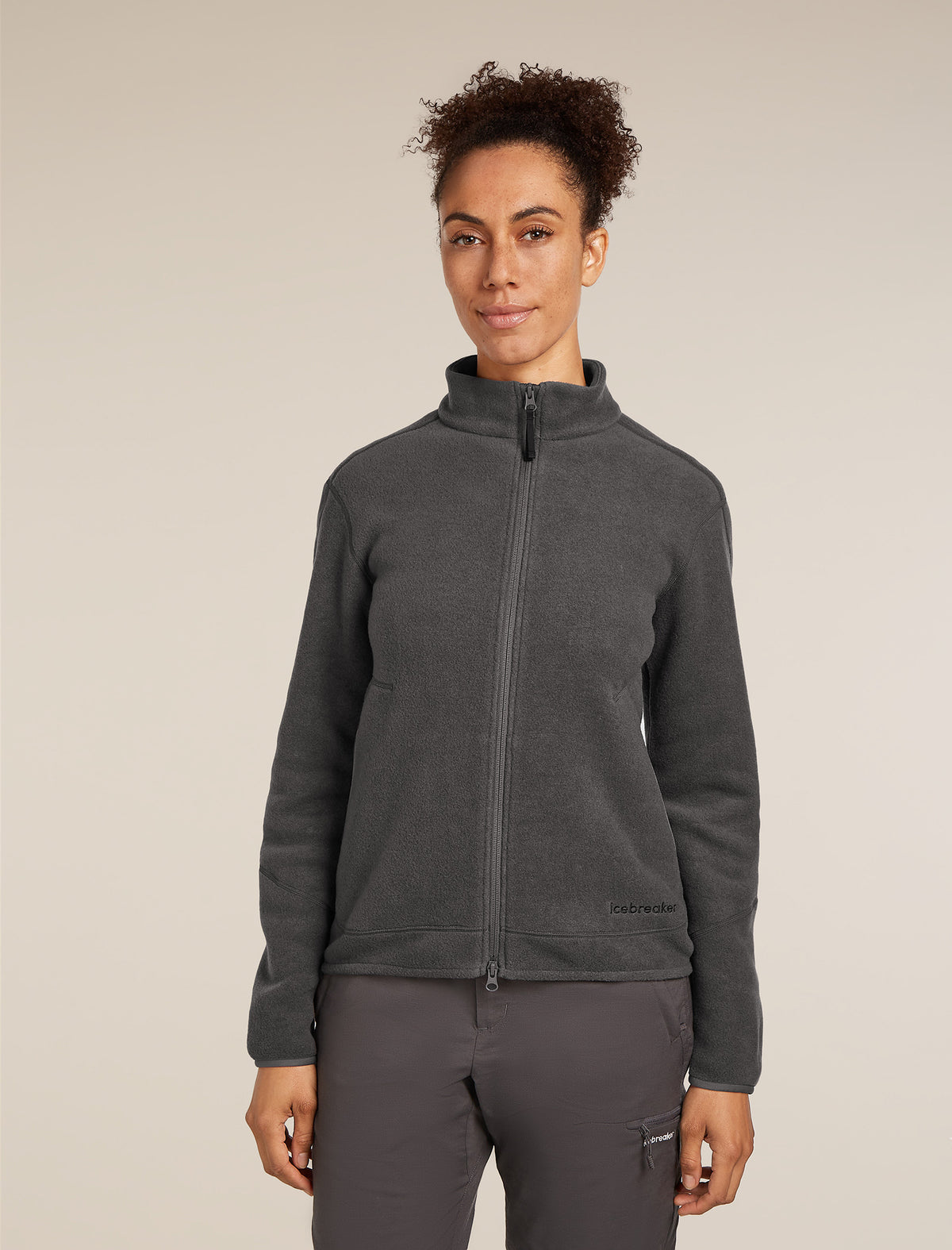 800 Classic Pile Jacke mit Reißverschluss Damen  - 1