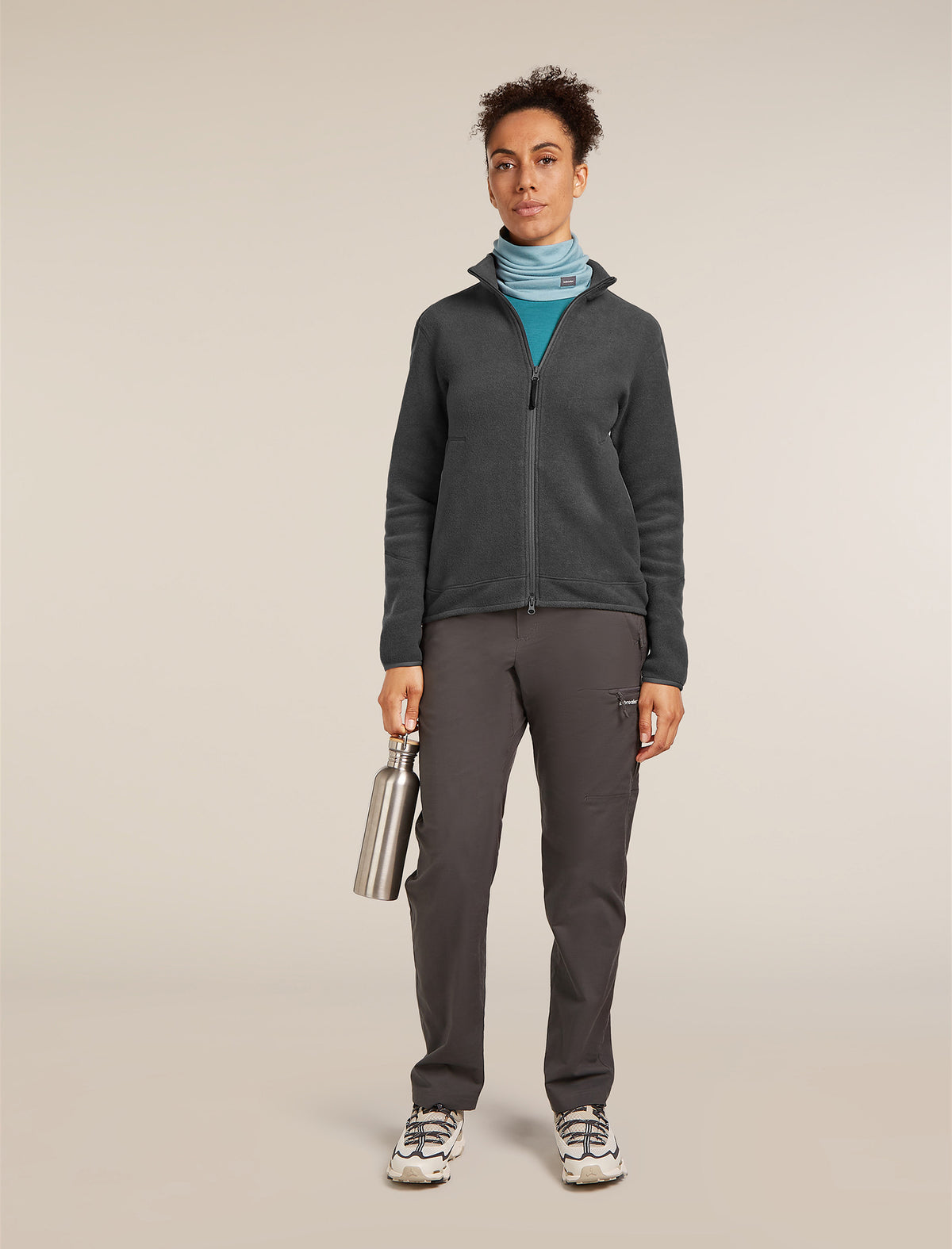800 Classic Pile Jacke mit Reißverschluss Damen  - 4