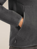 800 Classic Pile Jacke mit Reißverschluss Damen  - 7
