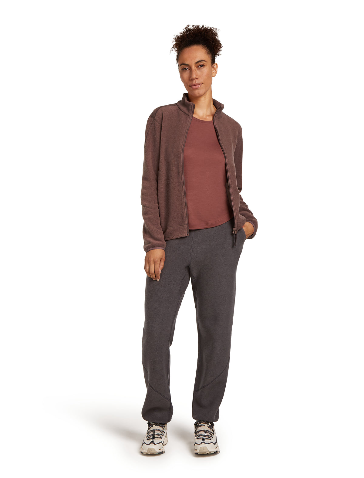 800 Classic Pile Jacke mit Reißverschluss Damen  - 3