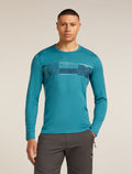 Men's 200 Oasis Thermal Top Elevation Line Topaz - 1