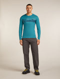 Men's 200 Oasis Thermal Top Elevation Line Topaz - 3