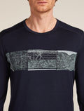 Men's 200 Oasis Thermal Top Elevation Line Midnight navy - 5
