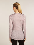 Women's 200 Oasis Thermal Top Flock Forms Summit/Snow - 2