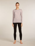 Women's 200 Oasis Thermal Top Flock Forms Summit/Snow - 3
