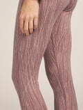 Women's 260 Tech Vertex High Rise Thermal Leggings Delta Lines Summit/Blush - 5