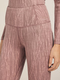Women's 260 Tech Vertex High Rise Thermal Leggings Delta Lines Summit/Blush - 6