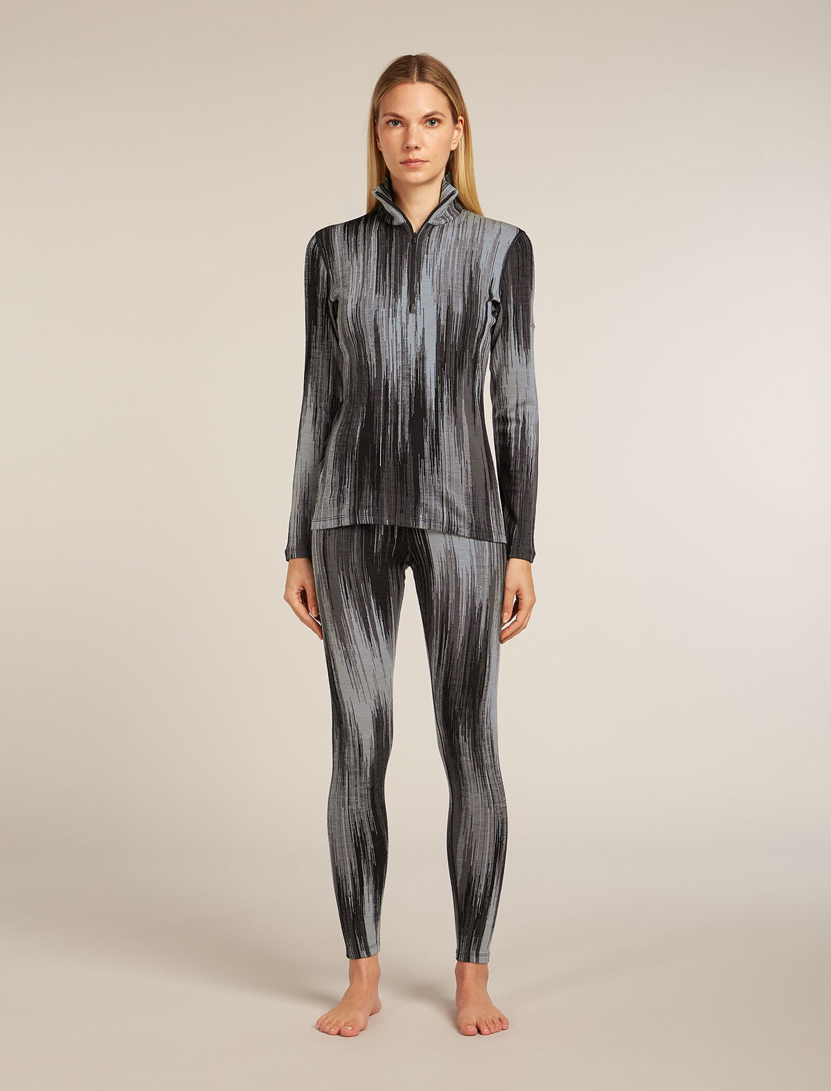 Women's 260 Tech Vertex High Rise Thermal Leggings Peak Black/Obsidian - 3