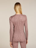 Women's 260 Tech Vertex Thermal Top Delta Lines Summit/Blush - 2