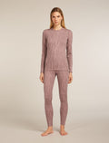 Women's 260 Tech Vertex Thermal Top Delta Lines Summit/Blush - 3