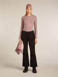 Women's 260 Tech Vertex Thermal Top Delta Lines Summit/Blush - 4