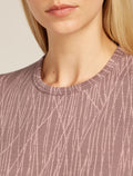 Women's 260 Tech Vertex Thermal Top Delta Lines Summit/Blush - 6