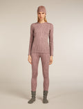 Women's 260 Tech Vertex Thermal Top Delta Lines Summit/Blush - 7