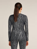 Women's 260 Tech Vertex Thermal Top Delta Lines Black/Snow - 2